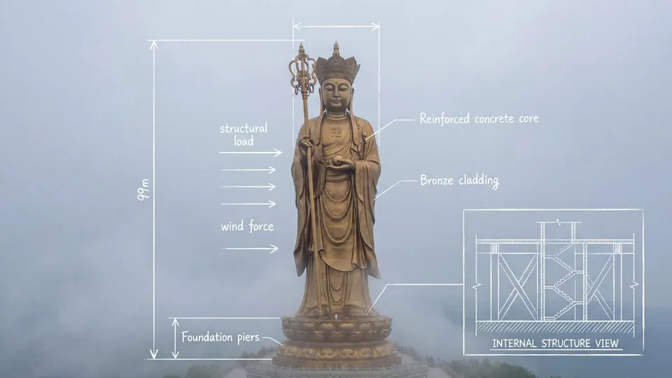 Architectural statue concept